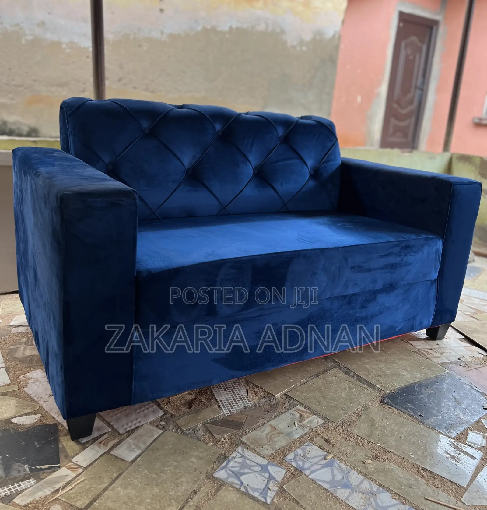 Blue 2in1 Furniture Sofa