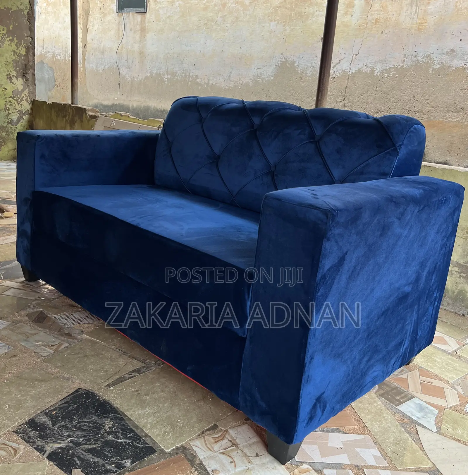 Blue 2in1 Furniture Sofa