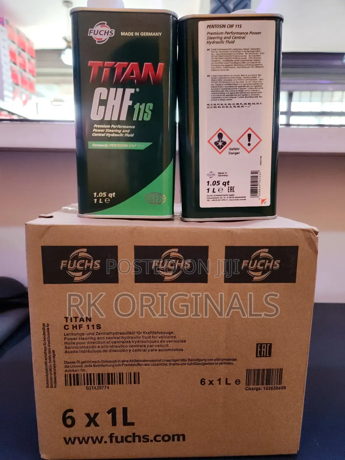 Pentosin Chf11s Power Steering And Hydraulic Fluid From Germany🇩🇪