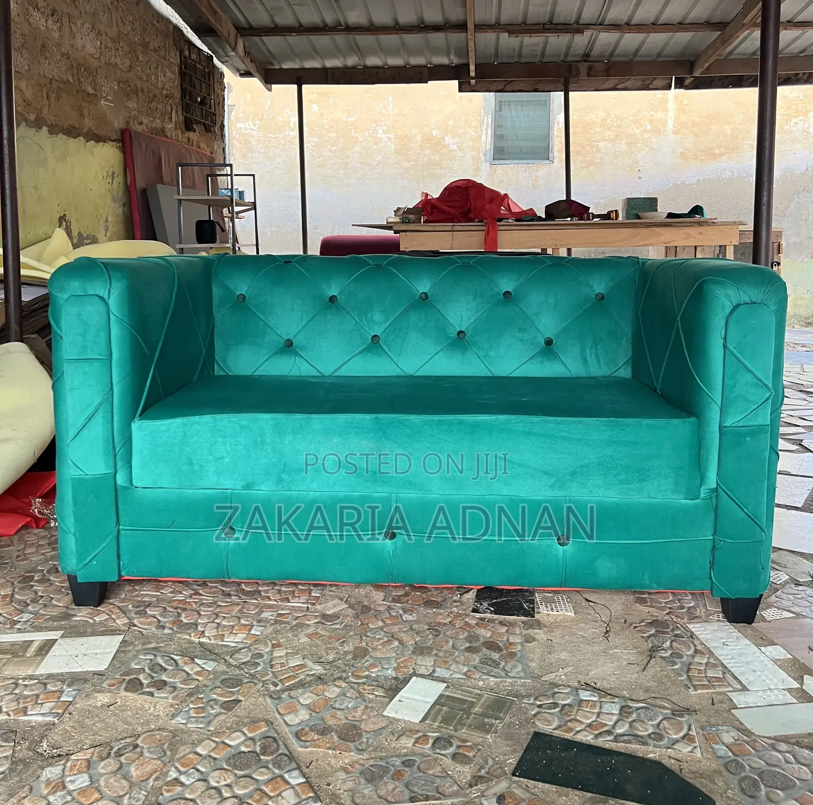 2in1 Furniture Sofa Light Green
