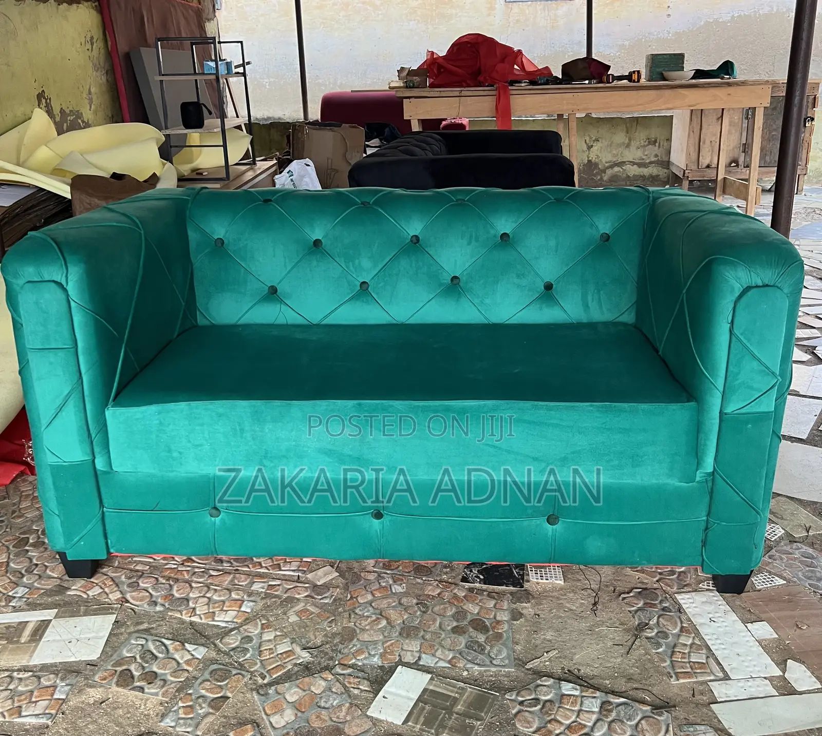 2in1 Furniture Sofa Light Green