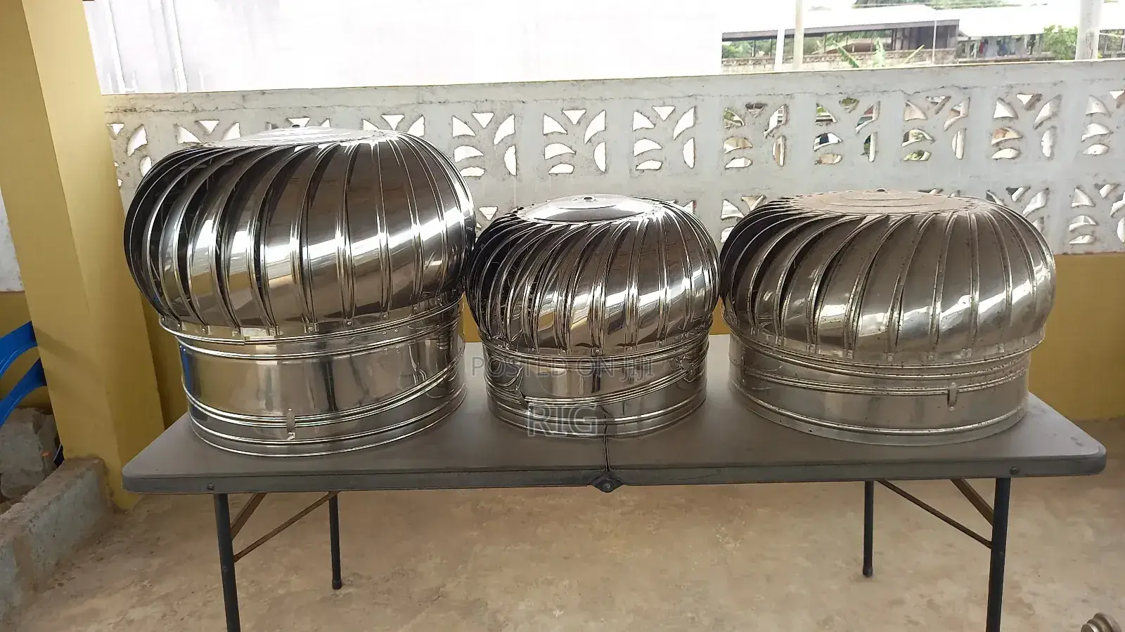 24" Industrial Roof Heat Extractor/Ventilator (Short Base)