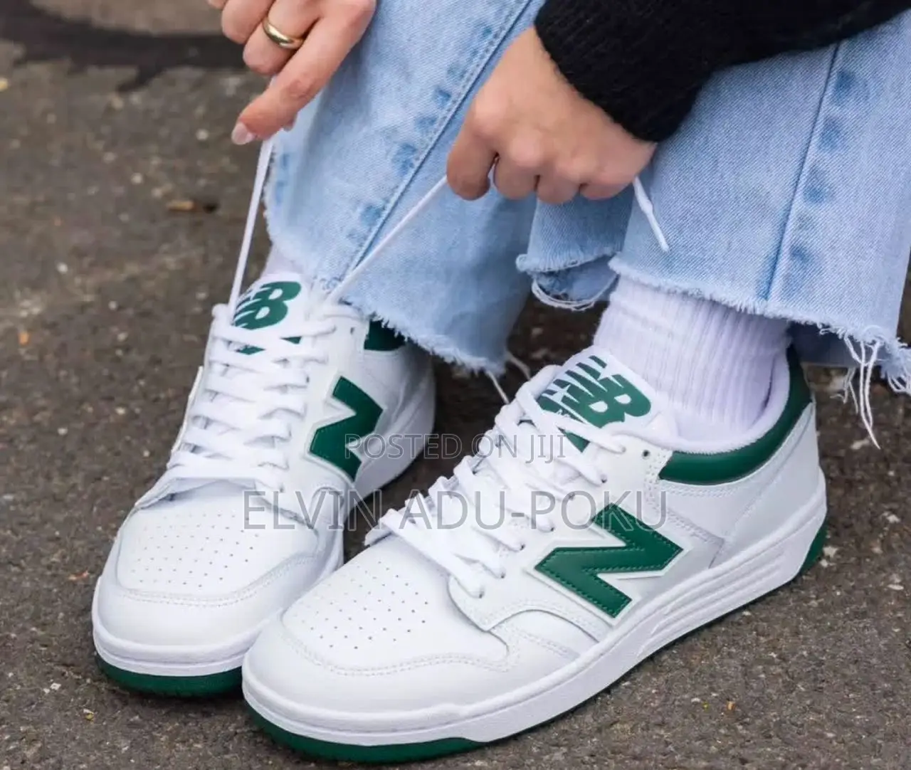 New Balance Low Sneaker “ Pine Green & White “ Sneaker