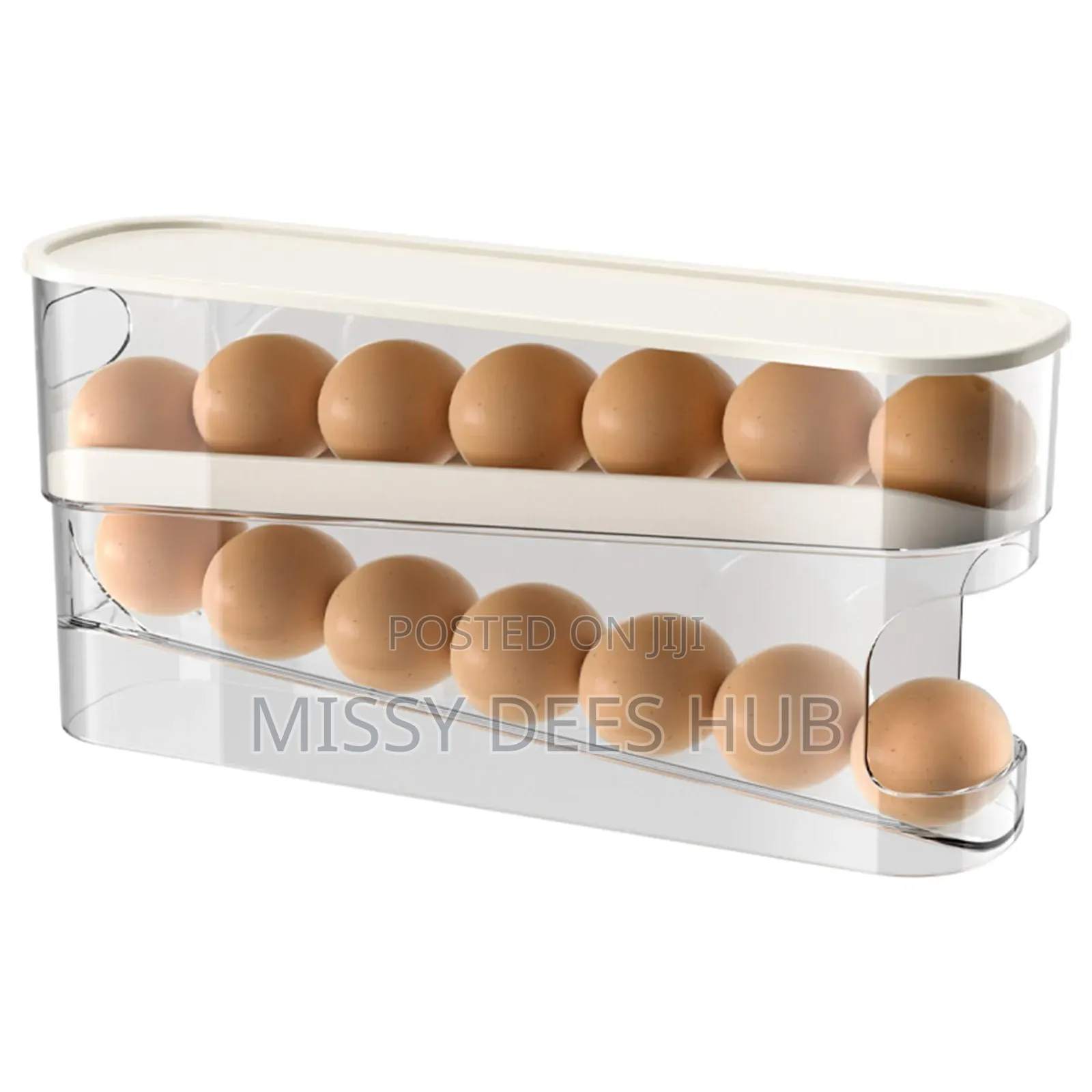 2 Layer Rolling Egg Dispenser/ Holder
