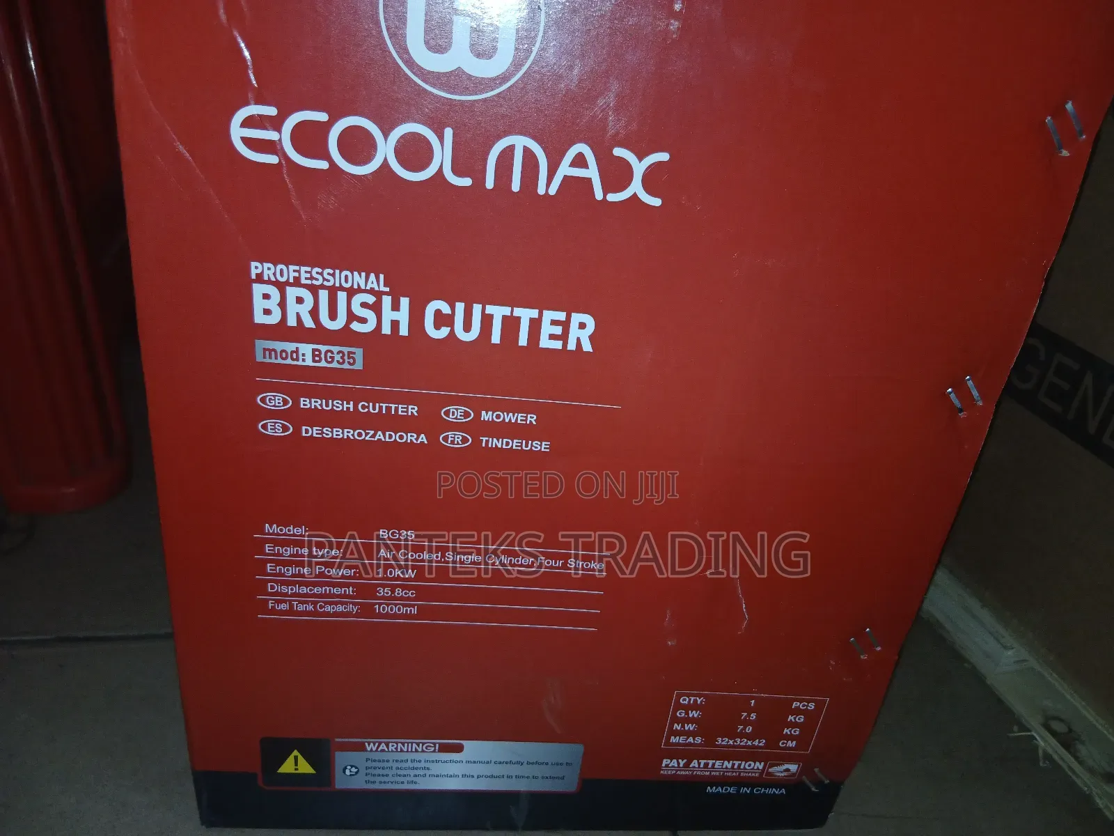 Brush Cutter/8 in 1 Lawn Mower/ Weeder Machine (Brush Cutter) 4strokes