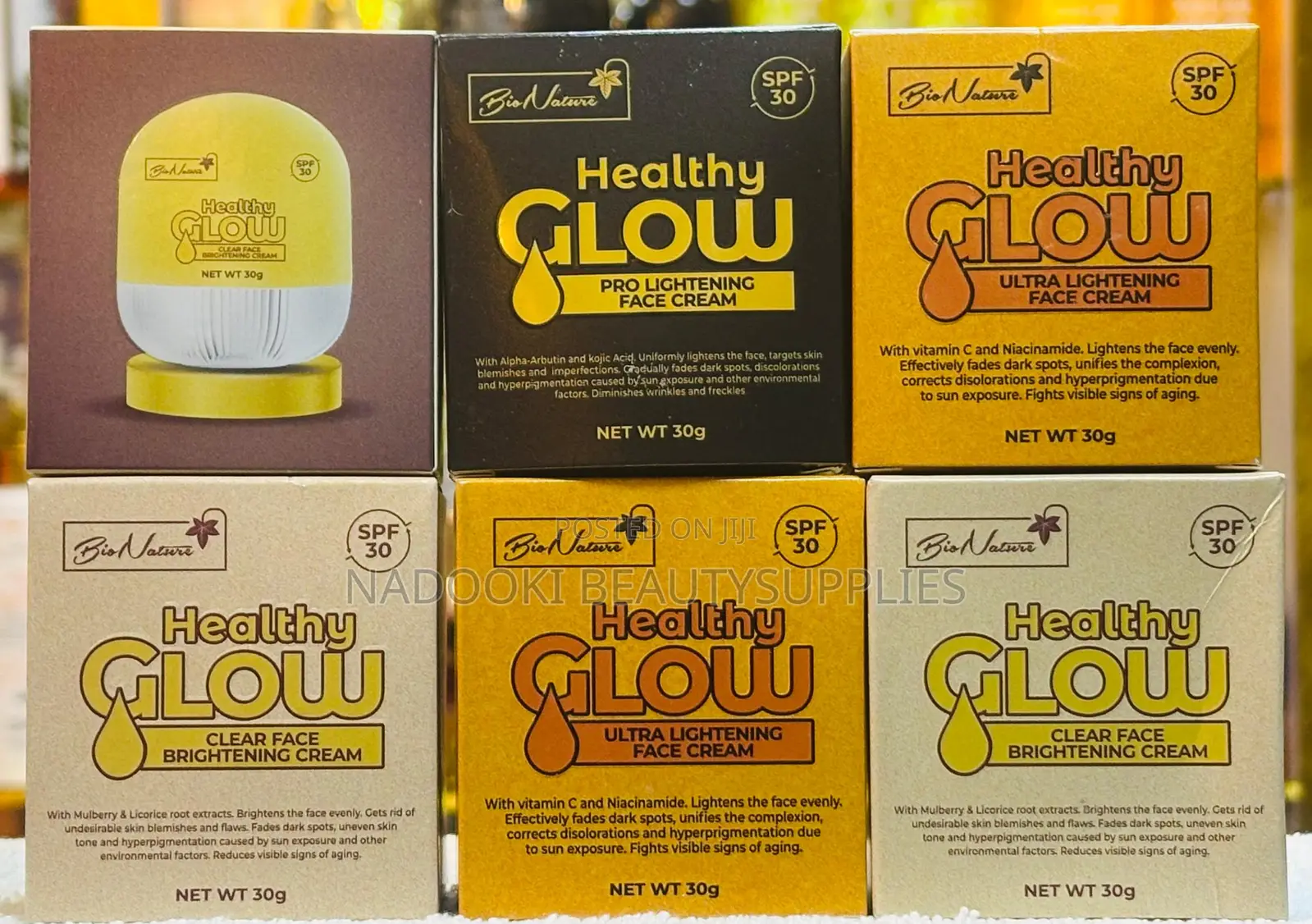 Bionature Healthy Glow Ultra Lightening Face Cream 30g