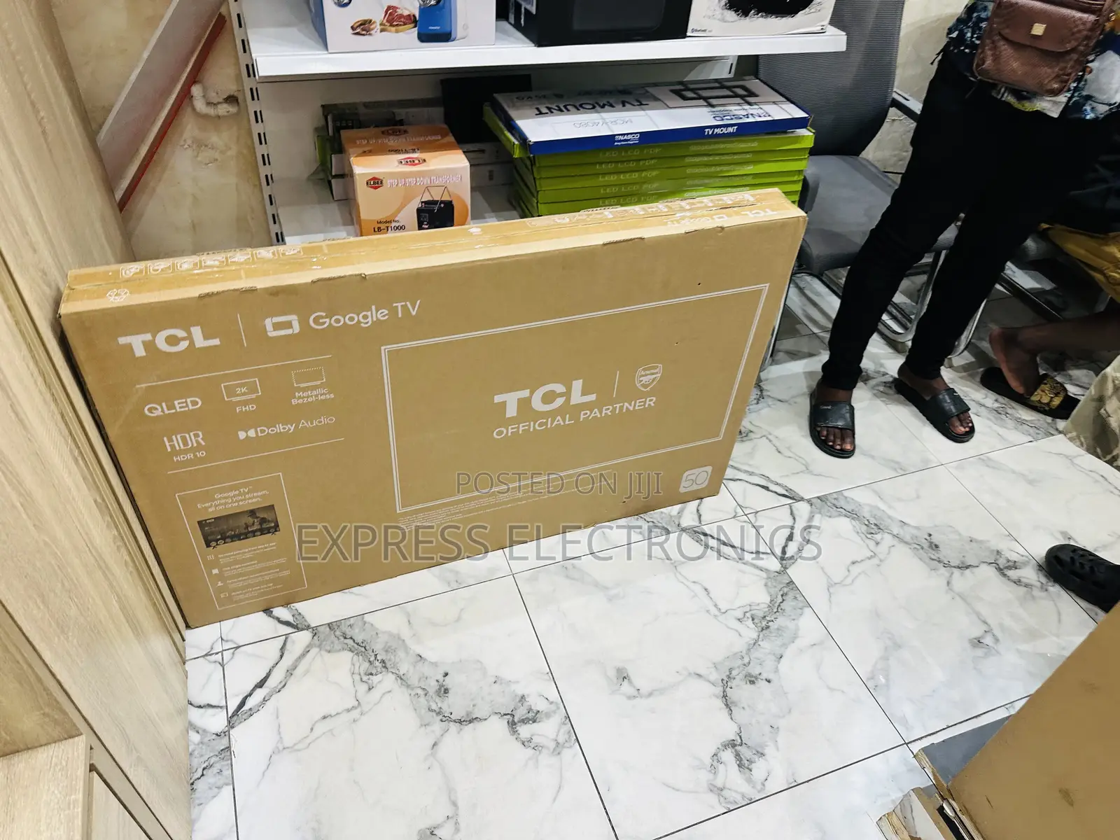 Authentic New Slim Smart Television TCL 50”S5k