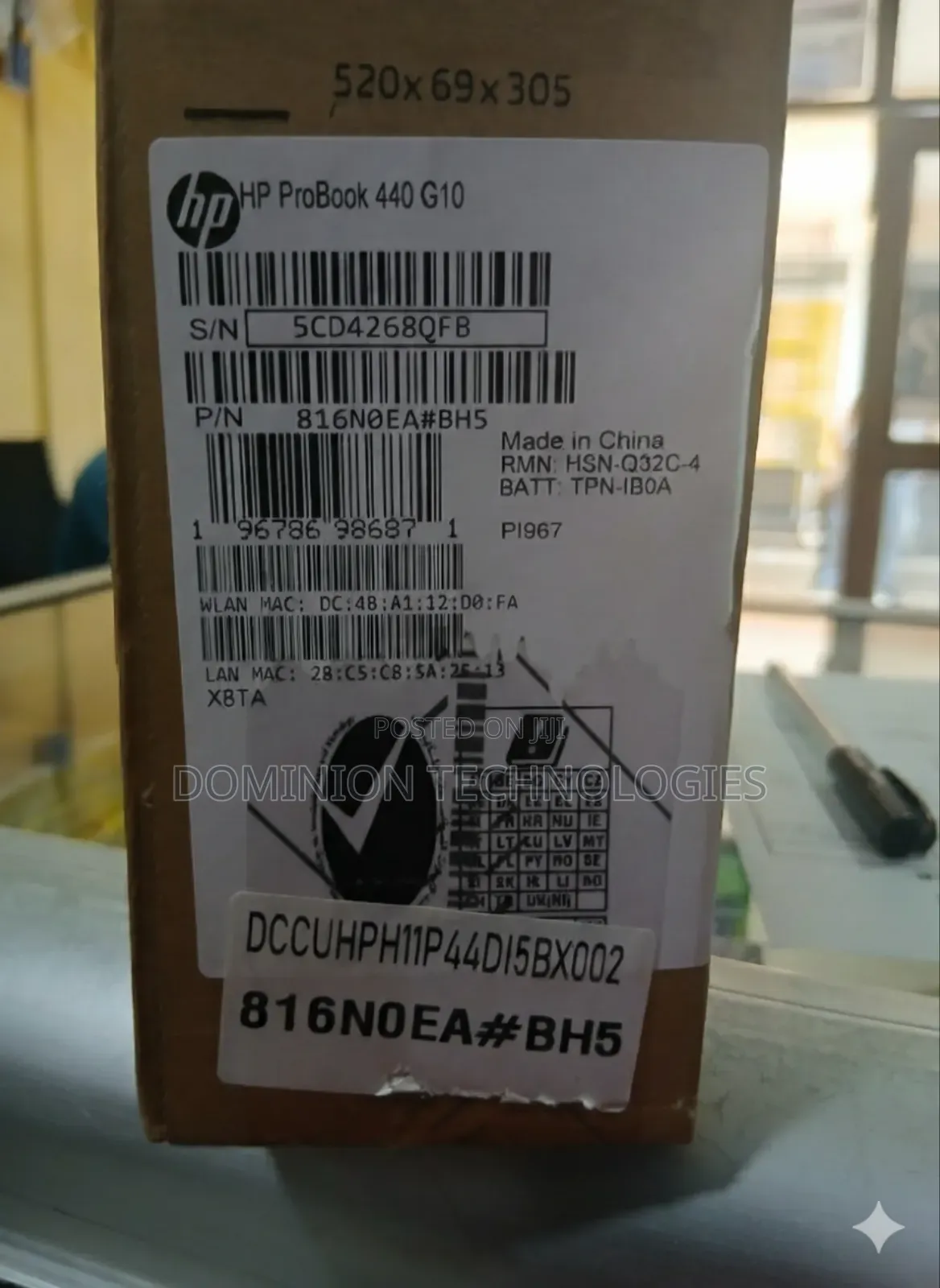 New Laptop HP ProBook 440 G10 8GB Intel Core i5 SSD 512GB