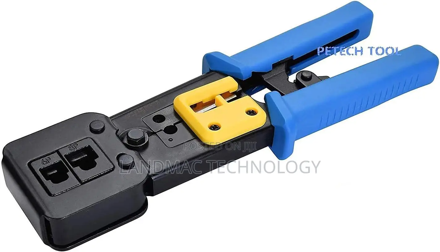 Rj45 Crimp Tool Ethernet Pass Thru Crimper