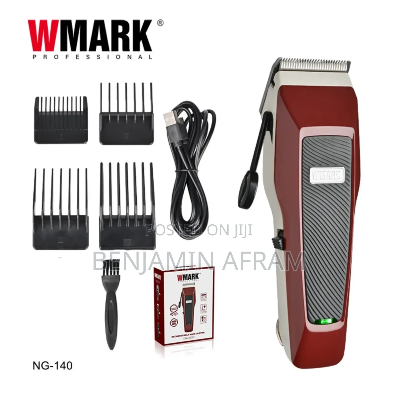 Wireless Barbering Hair Clippers