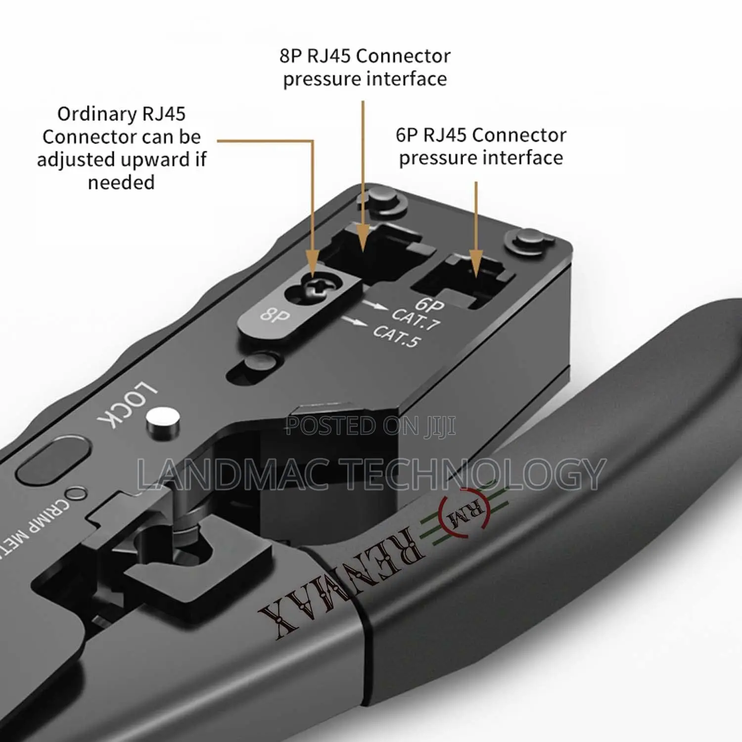 Cat-7 Crimping Tool Professional Network Wire Crimper