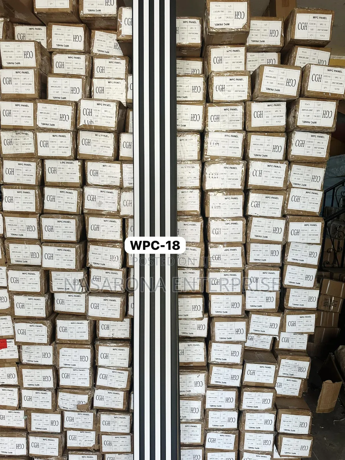 WPC Fluted Wall Pannels 10ft by 6inches