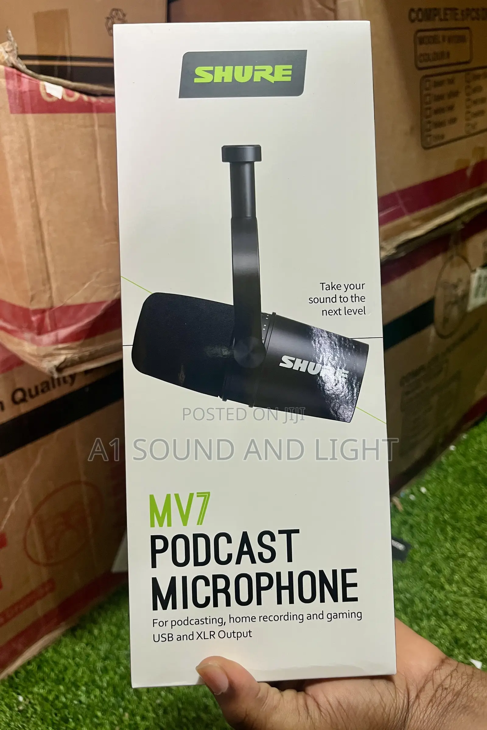 Shure Mv7 Usb / XLR Microphone for Live Streaming, Recording