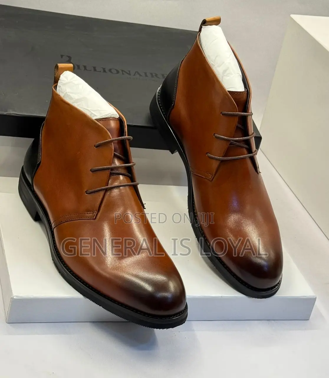 Billionaire Brown Lace Up Men Boot