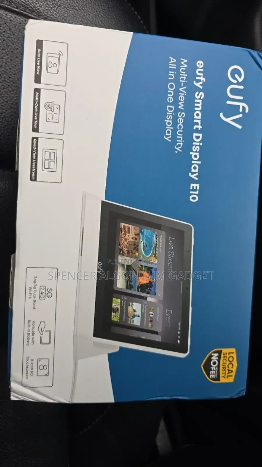 Eufy Smart Display E10 (View All Eufy Cameras Both Video Doorbell)