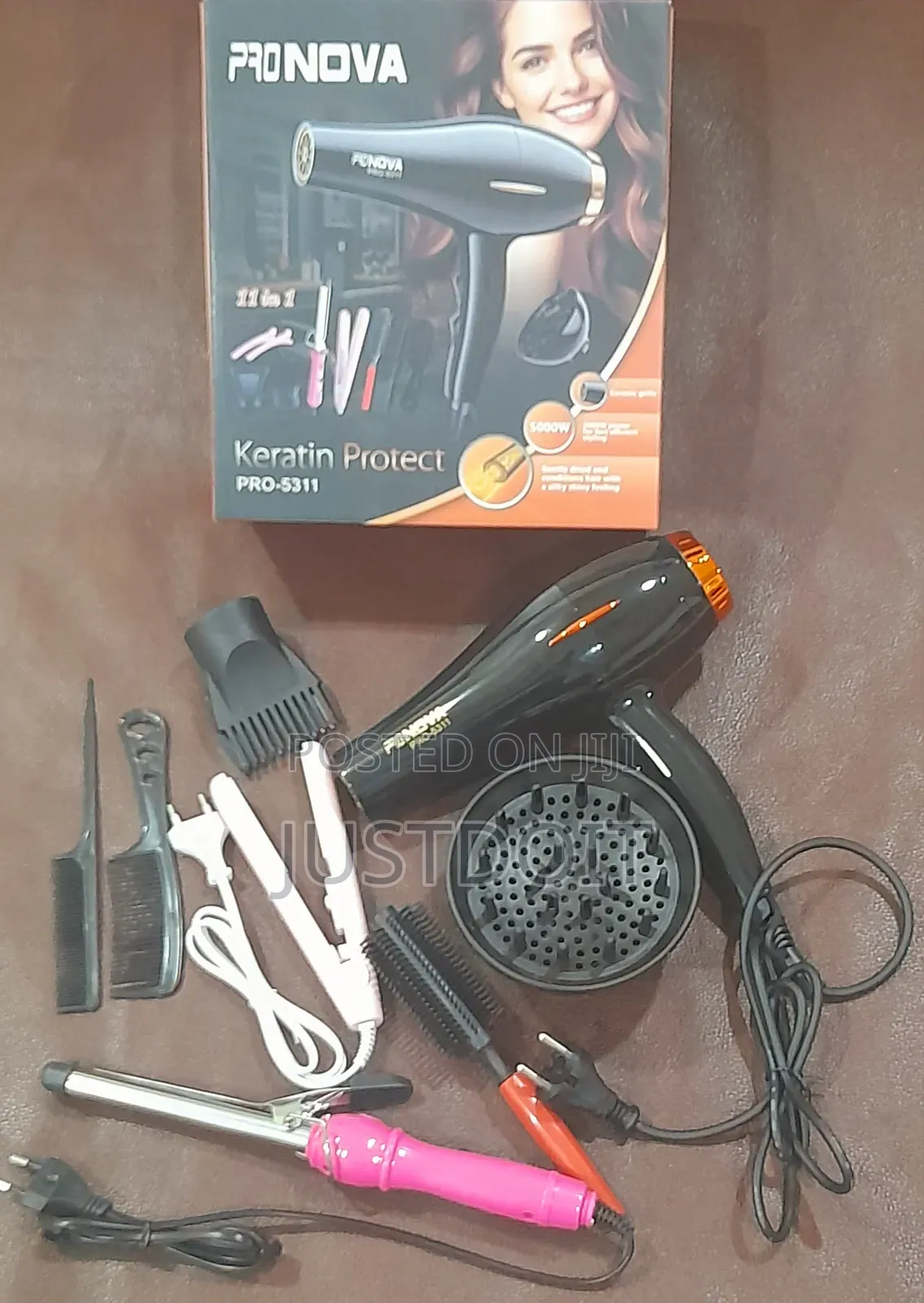 Nova 5311 Hair Dryer Set – 11 in 1 Multi Styler
