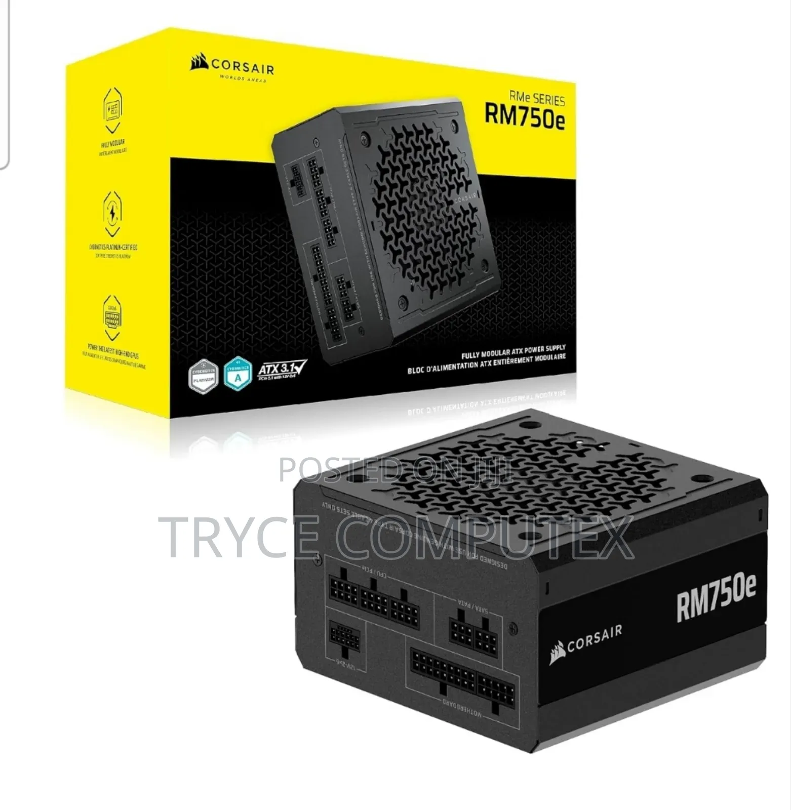 Corsair 750watt Power Supply Corsair Rm750e (2025) Fully Modular
