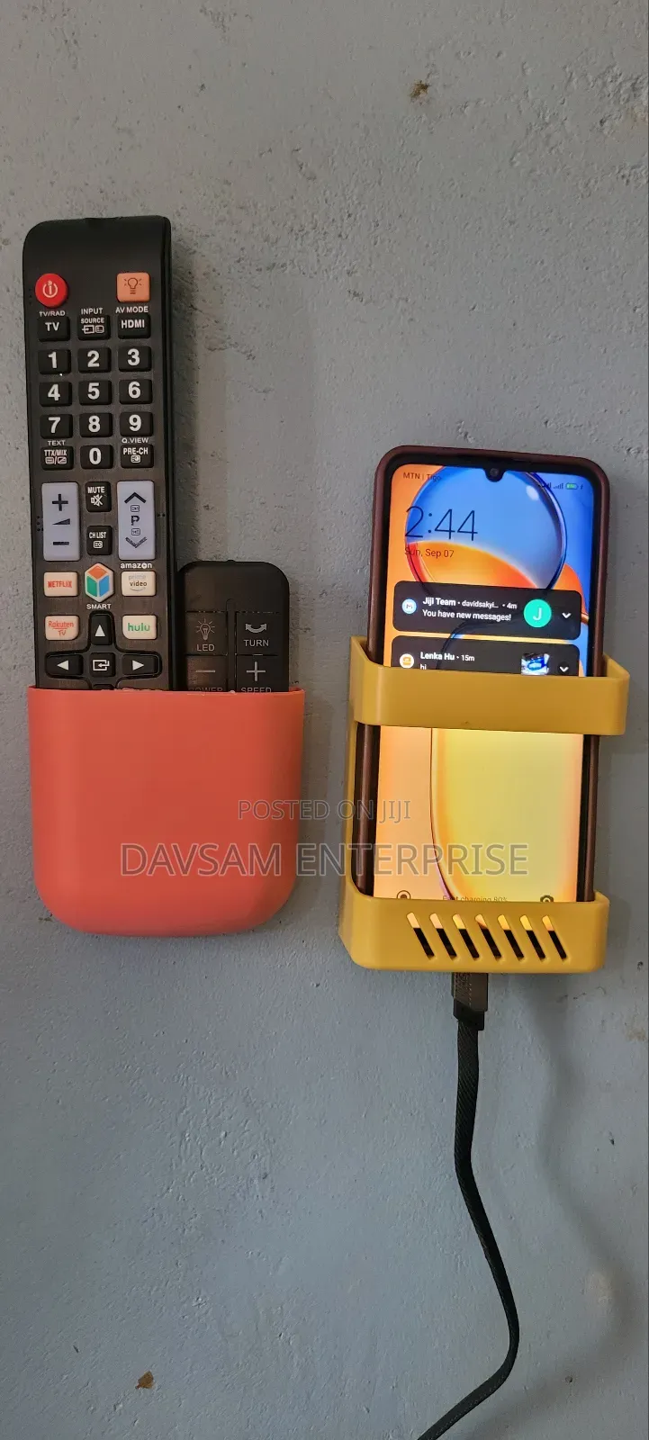 Remote and Phones Holders