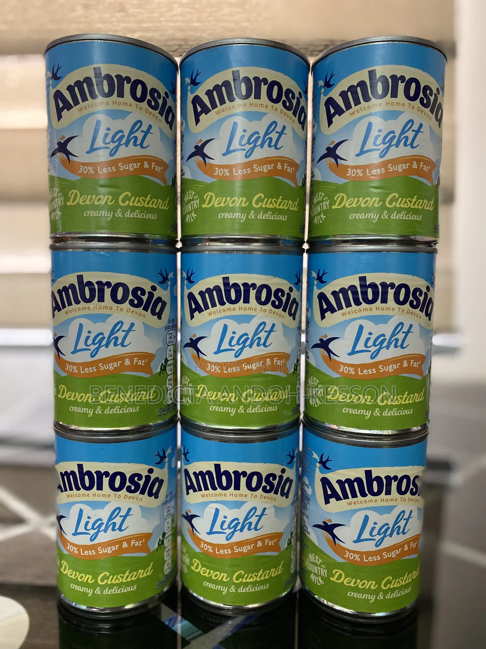 Ambrosia Custard - Strawberry/Choco/Light