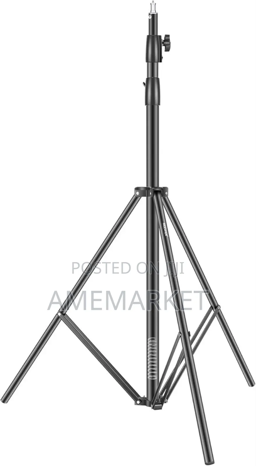 2.8m Heavy Duty Light Stand With Spring Tripod