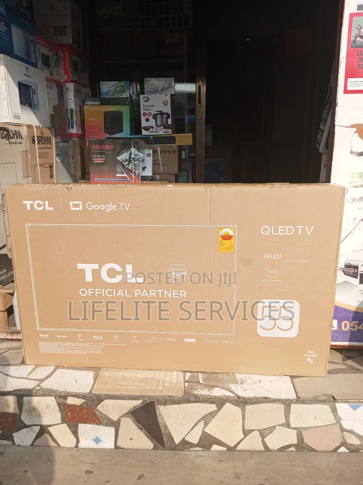 TCL Tv 55" Qled 2025 Model (55p7k)