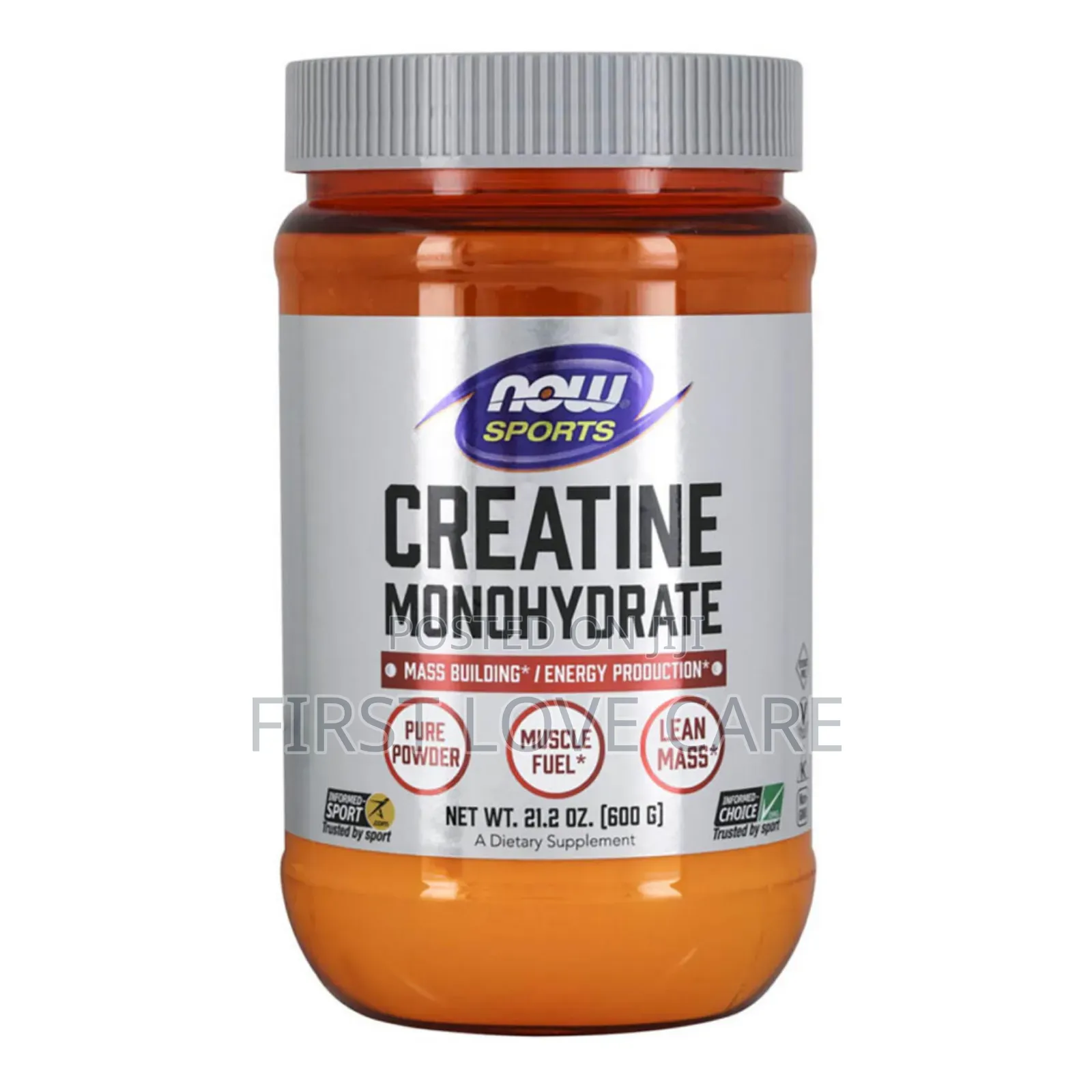 Now Creatine Monohydrate Powder 600mg