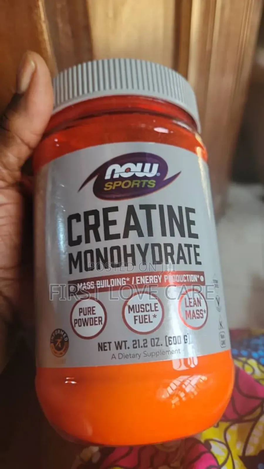 Now Creatine Monohydrate Powder 600mg
