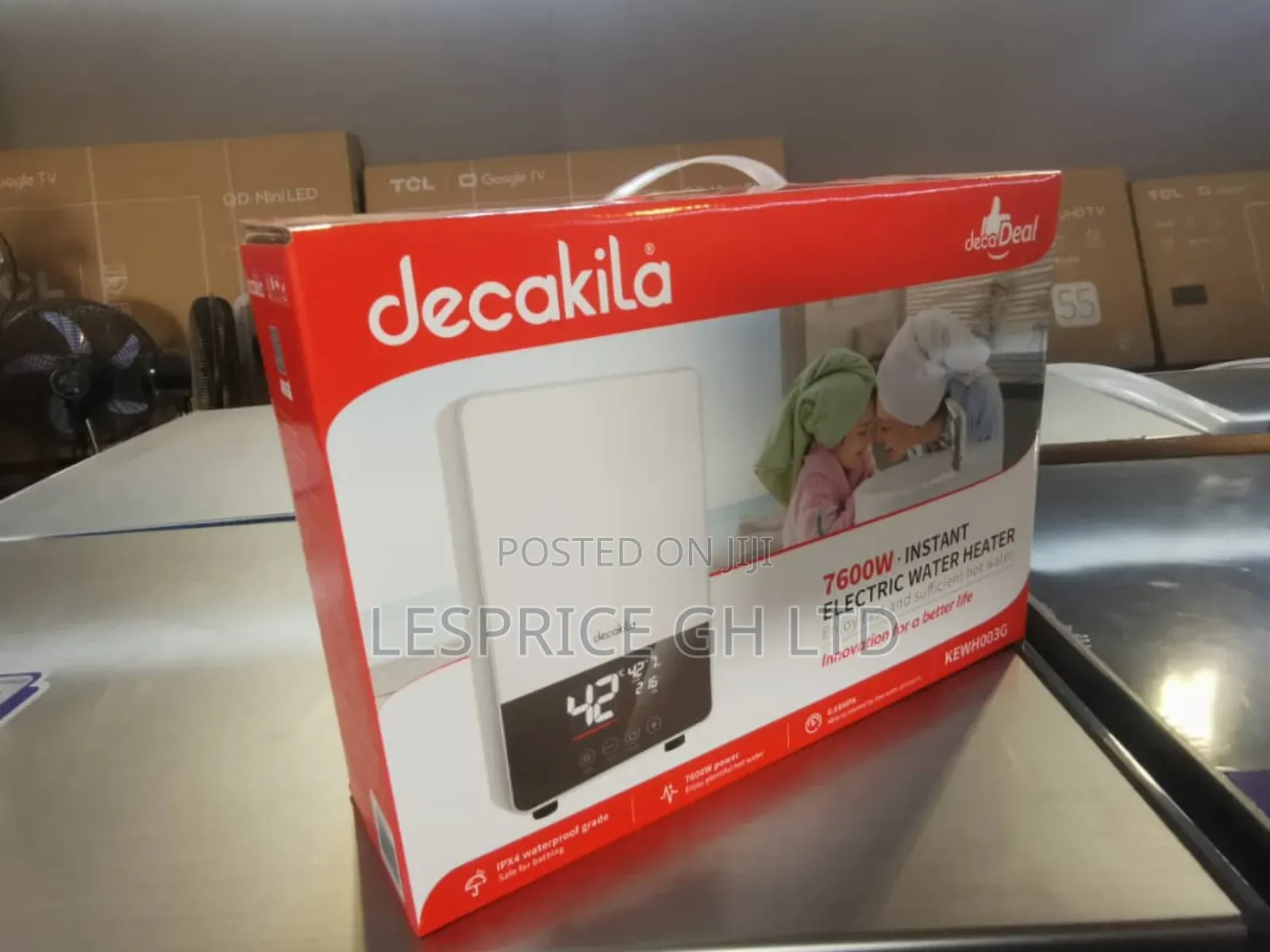 Warm Bath With Decakila Water Heater 26ltrs