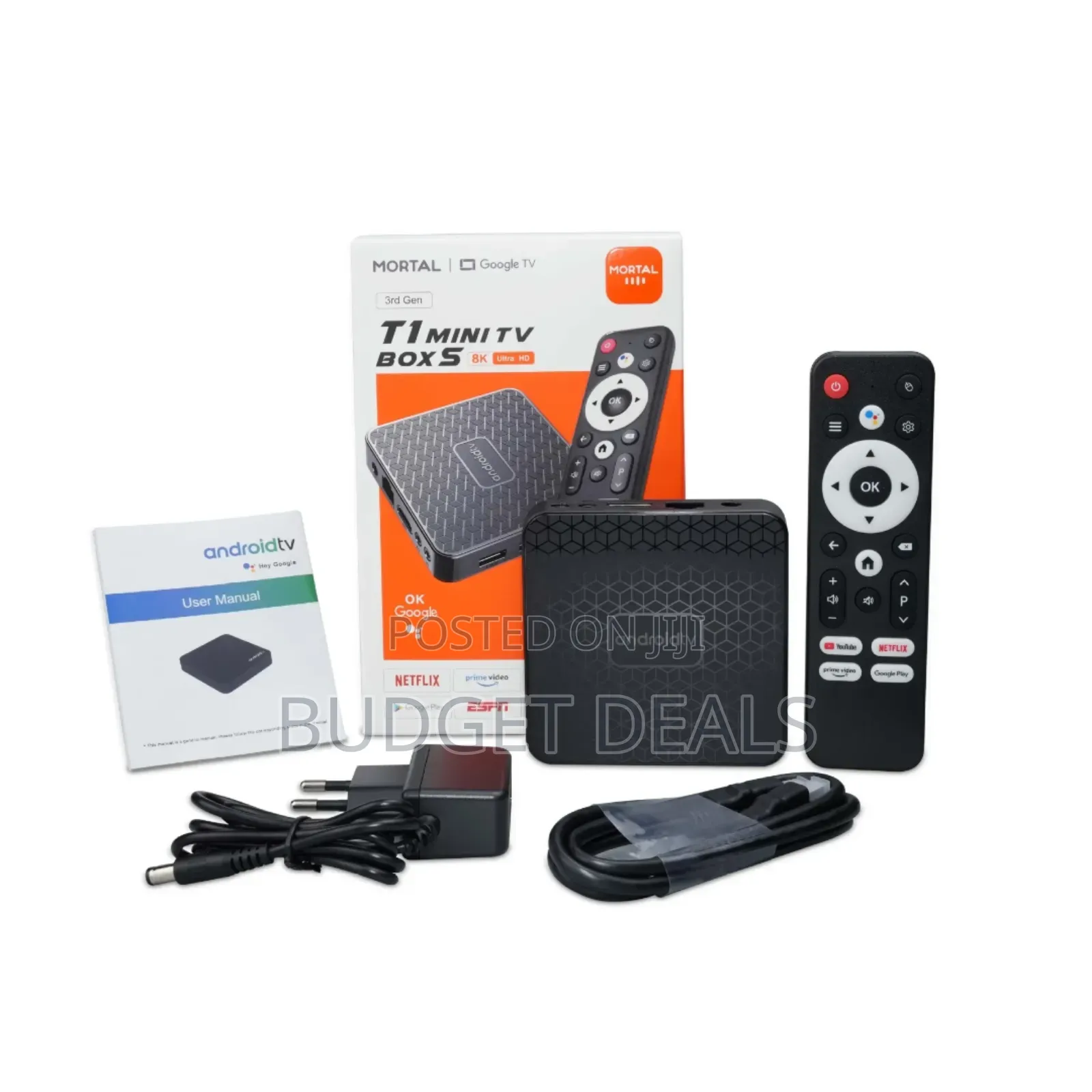 Smart Android Tv Box Streaming Media Player(Mortal T1 Mini)