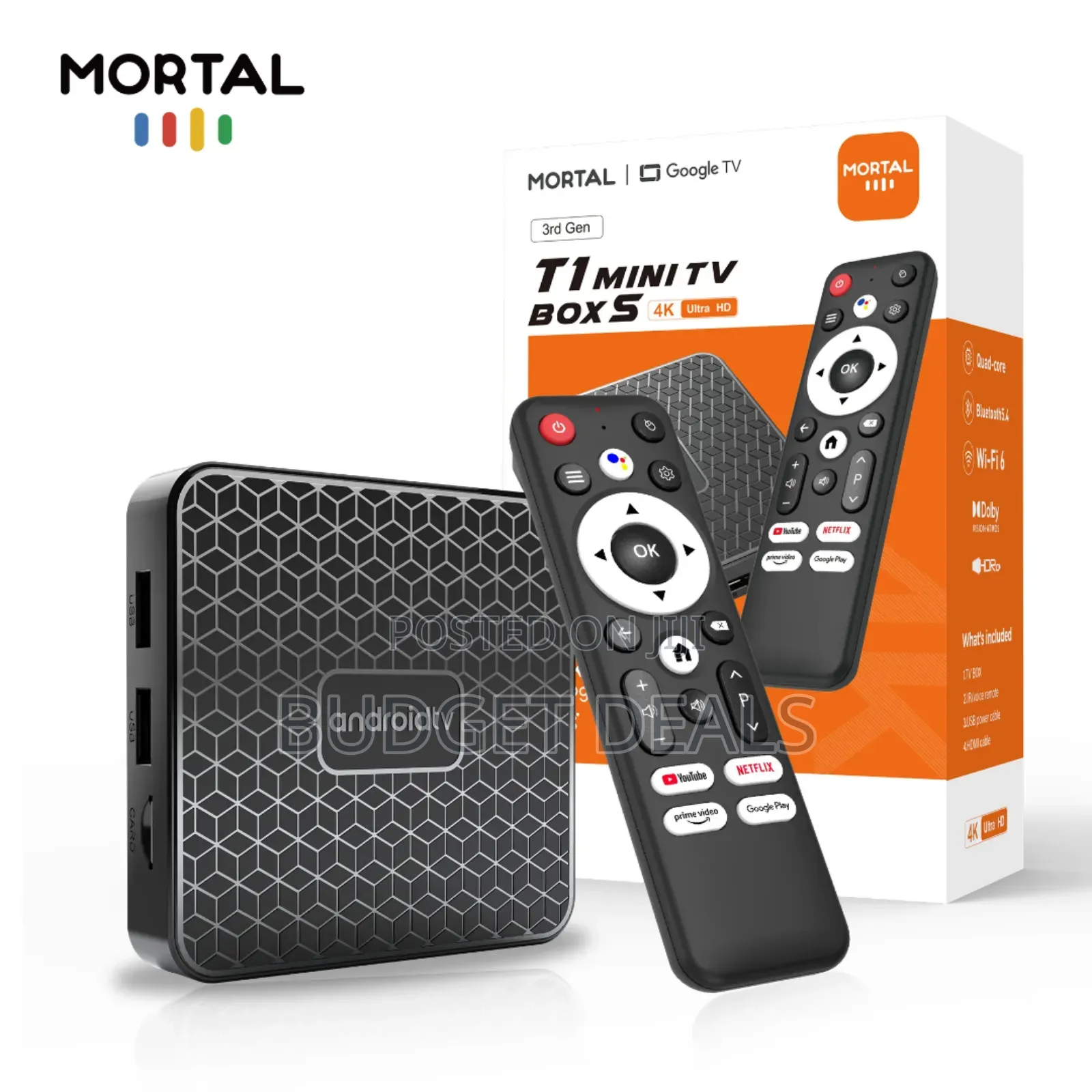 Smart Android Tv Box Streaming Media Player(Mortal T1 Mini)