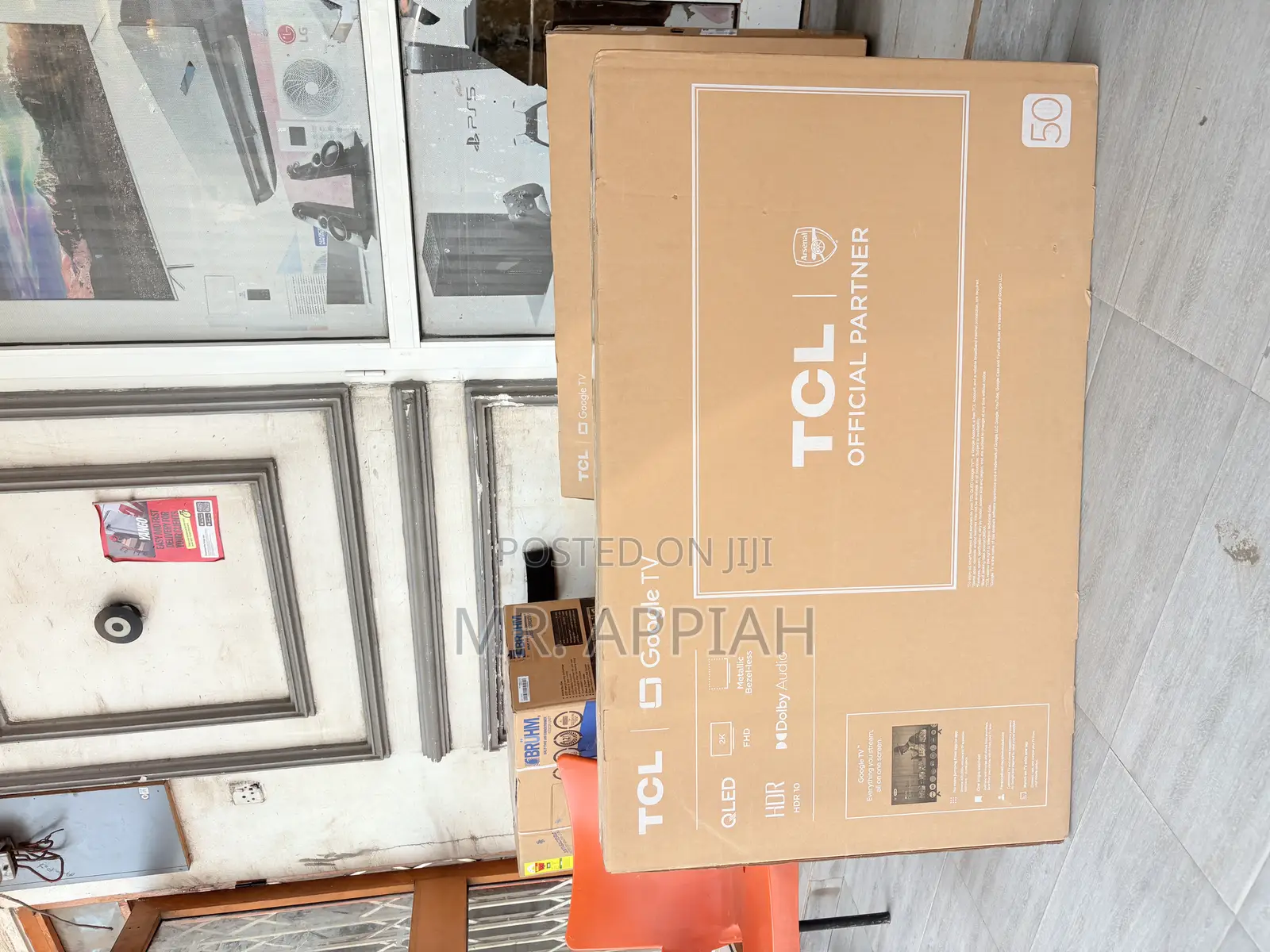 Qled Smart Google TCL 50 Inch Television(Black) 