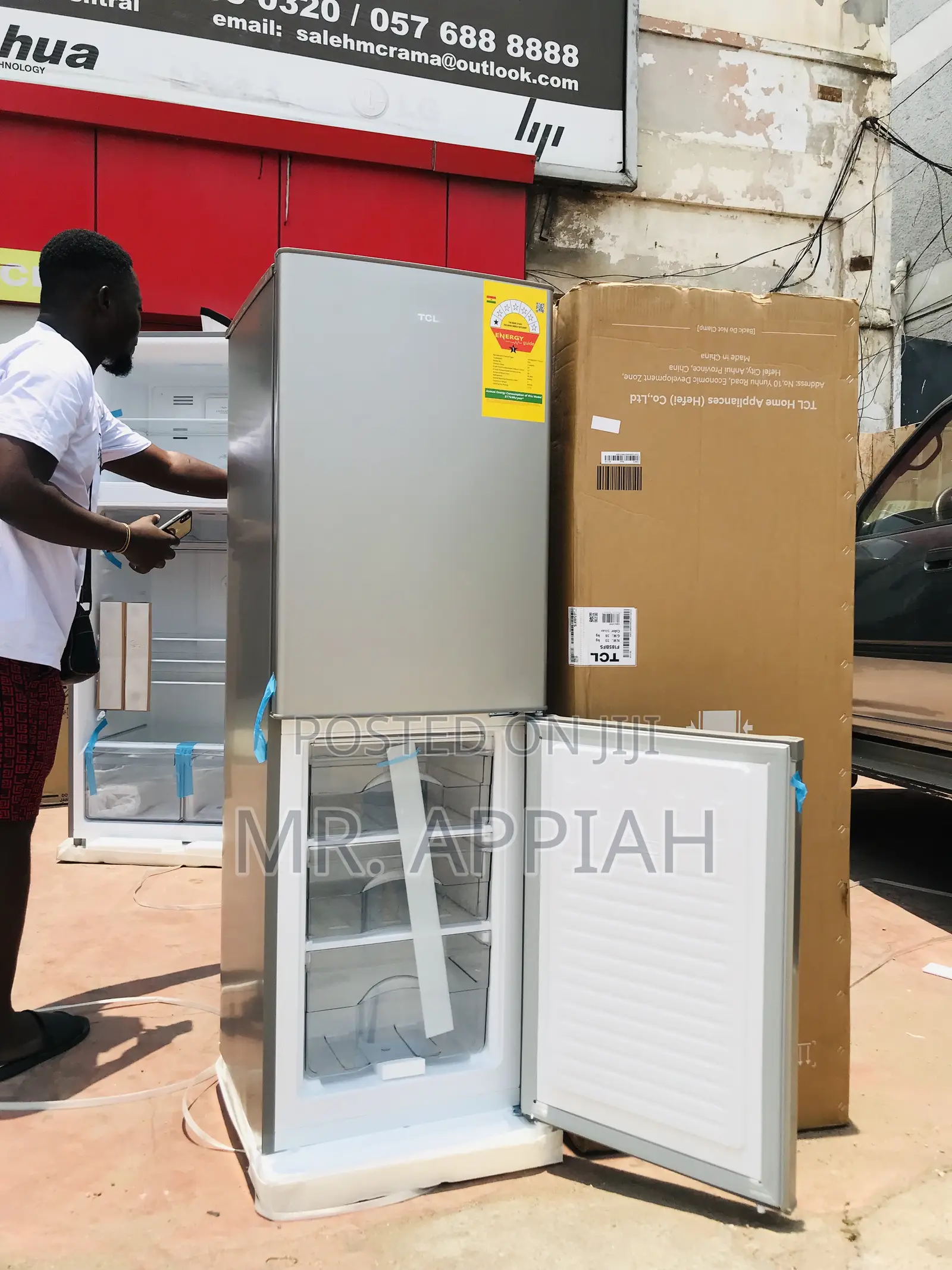 Quality TCL F185bfs—142l Bottom Mount Freezer Fridge.