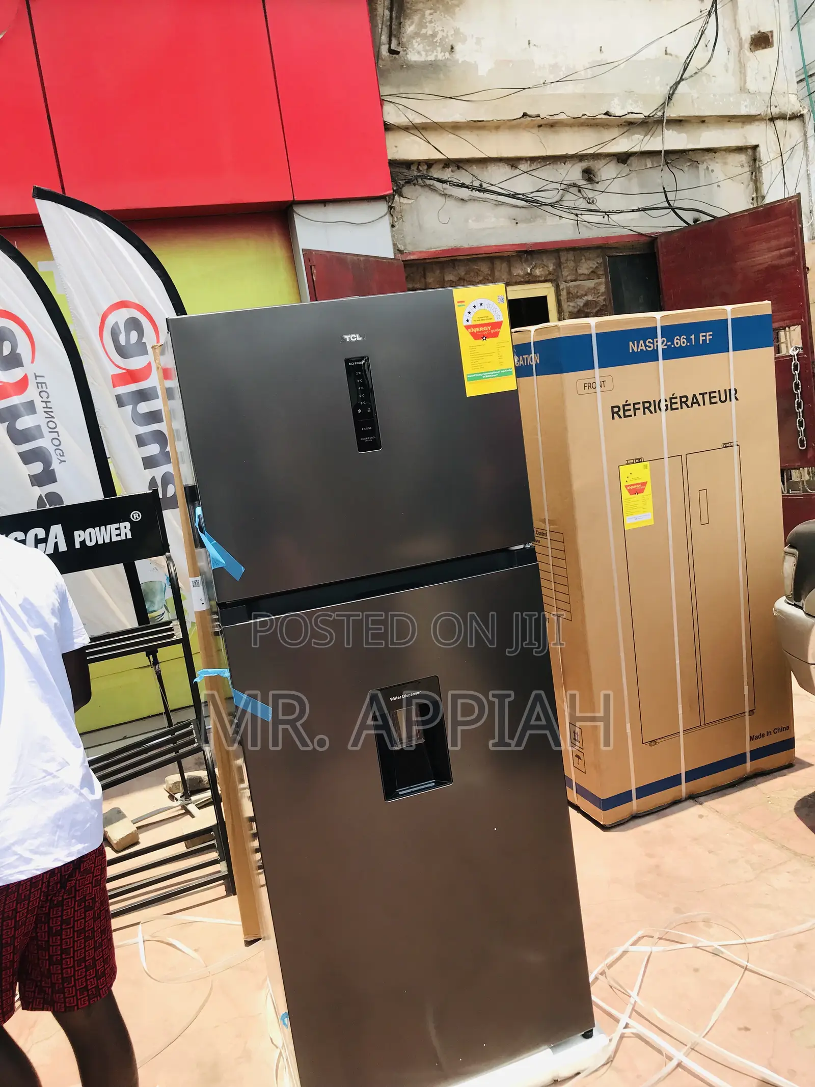 Long Lasting TCL P826tmn—635l Double Door Refrigerator.