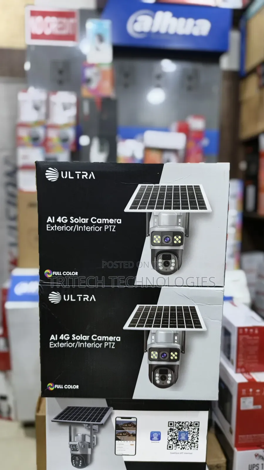 Hikview 4g Solar PTZ Camera 6mp Dual Lens Motion Detection