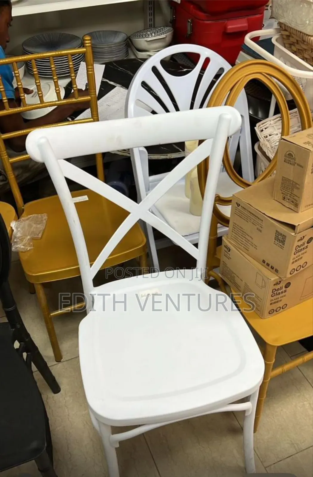 Square Back Events Chair