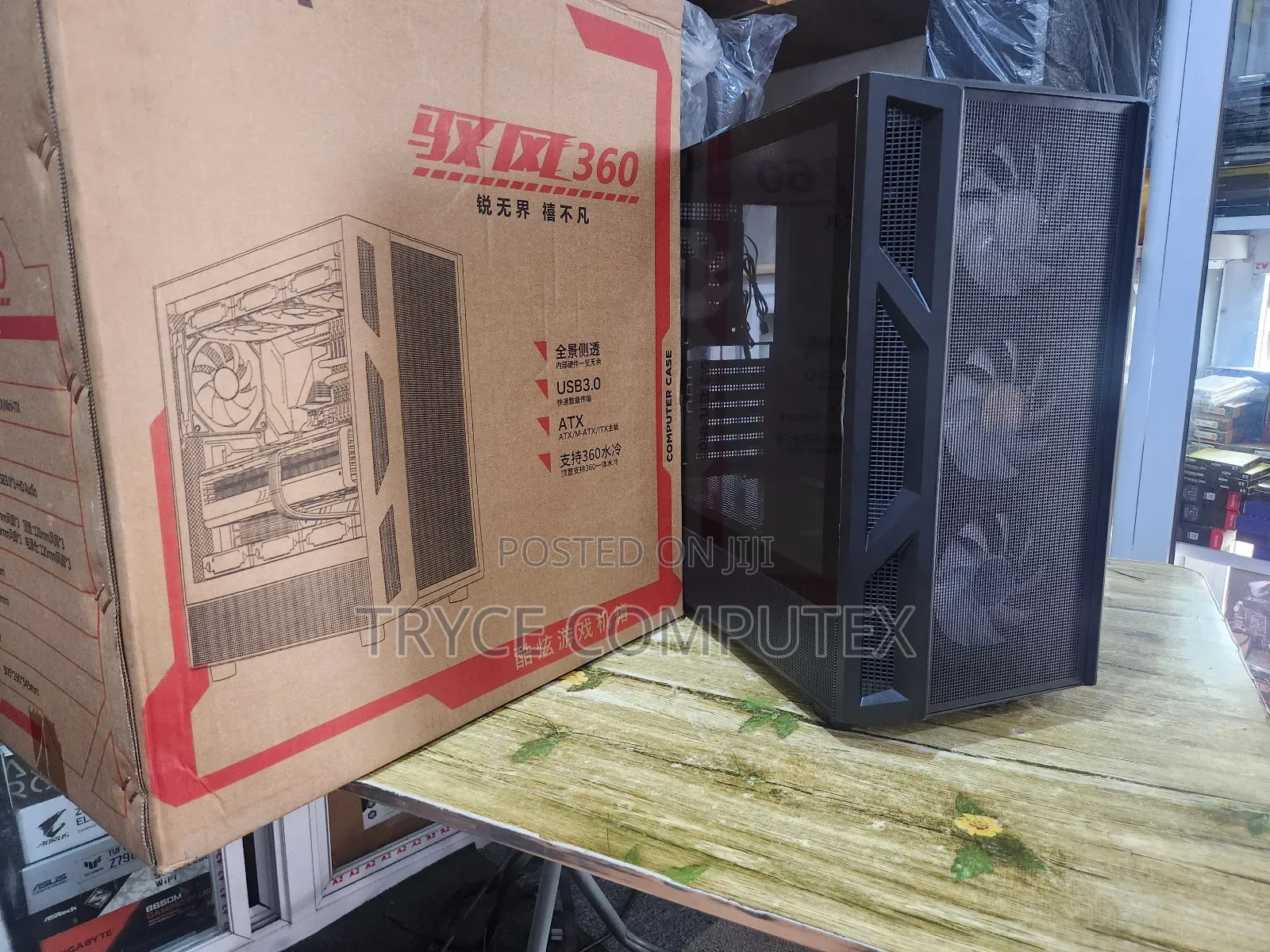 Ruix P31 Plus(Mesh) Mid Tower Gaming Pc Case E-atx Tempered Glass