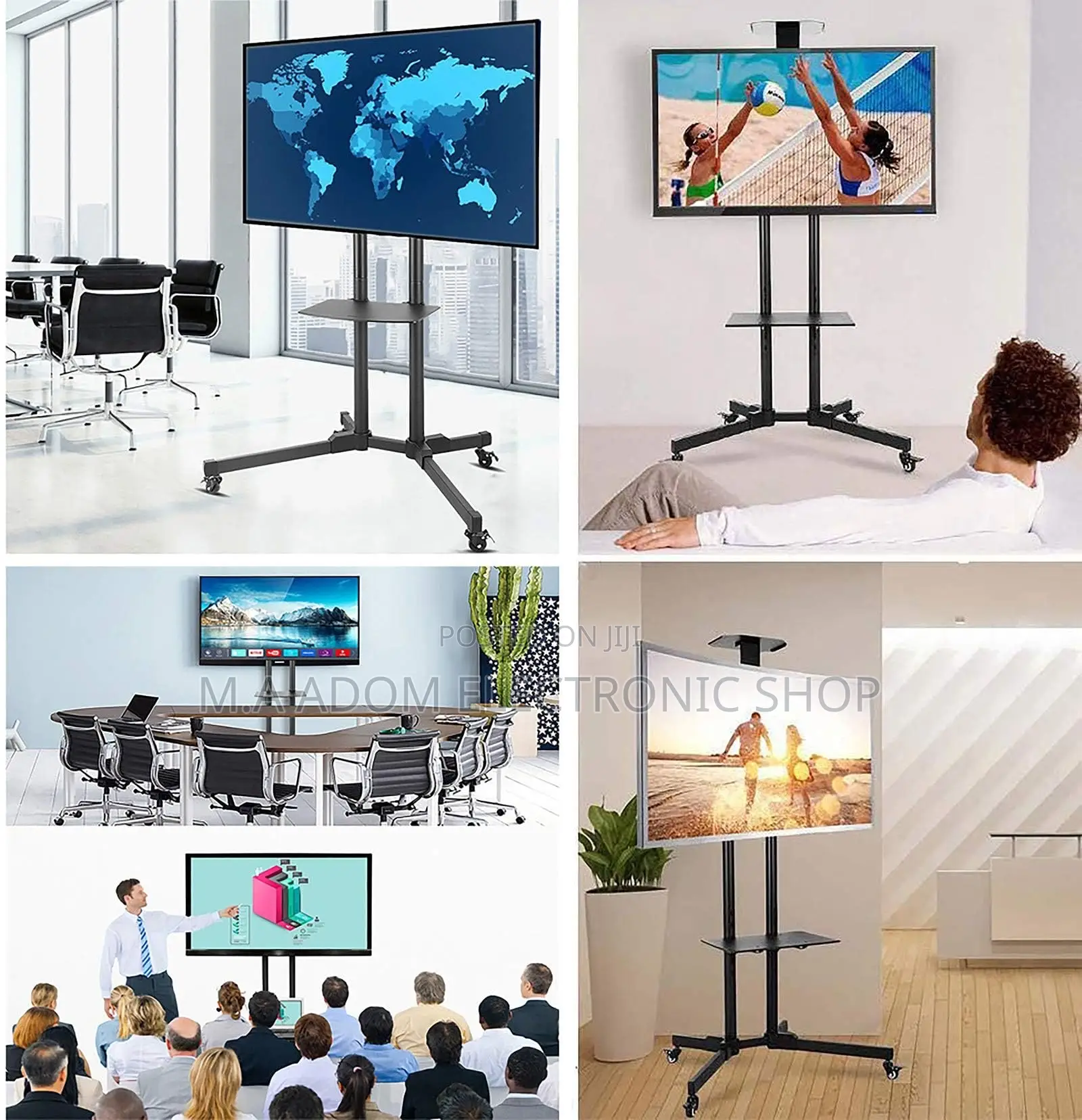 All Purpose Mobile Tv Stand 32”-70”