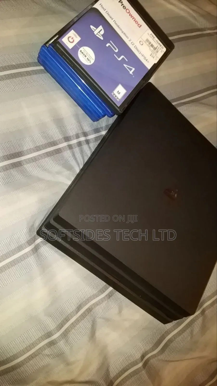 Black Sony Ps4 Pro or Playstation 4 Pro With 15 Hot Games Installed