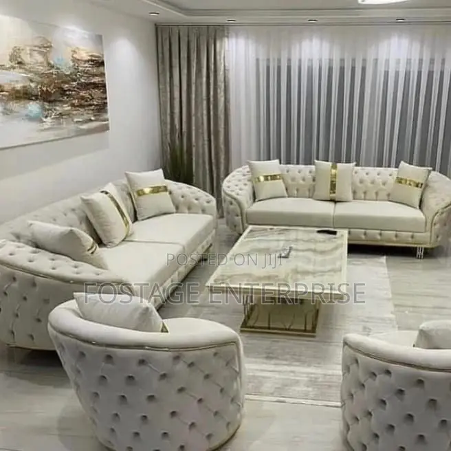 Gray Set Of Brand New Couch
