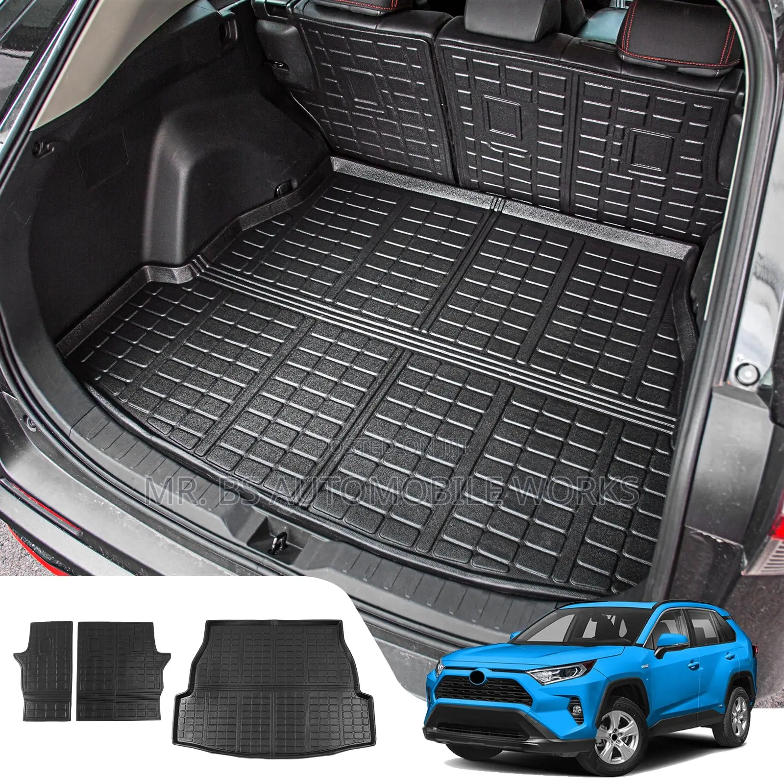 Toyota Rav4 Trunk/Booth Mat (Carpet) 2019 to 2025