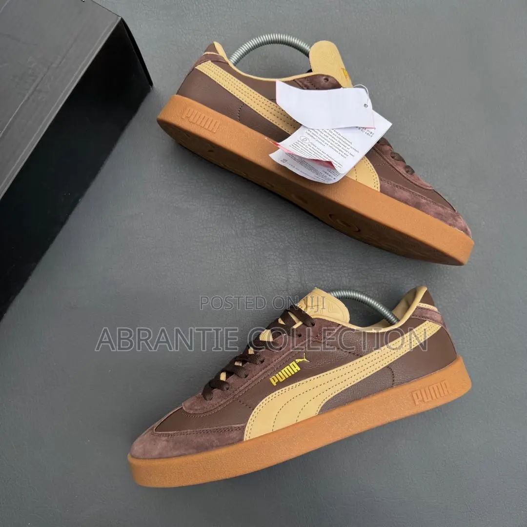 Puma Leather Sneaker Brown Available