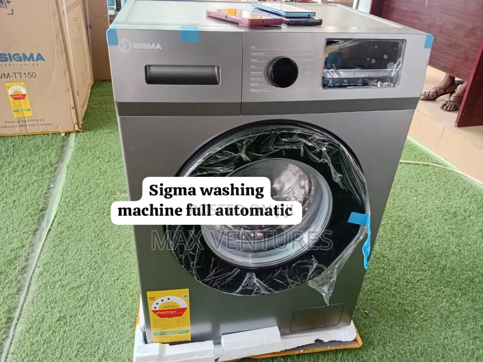 - *Sigma 8kg Fully Automatic Top Load Washing Machine - Wms120-Tl*: