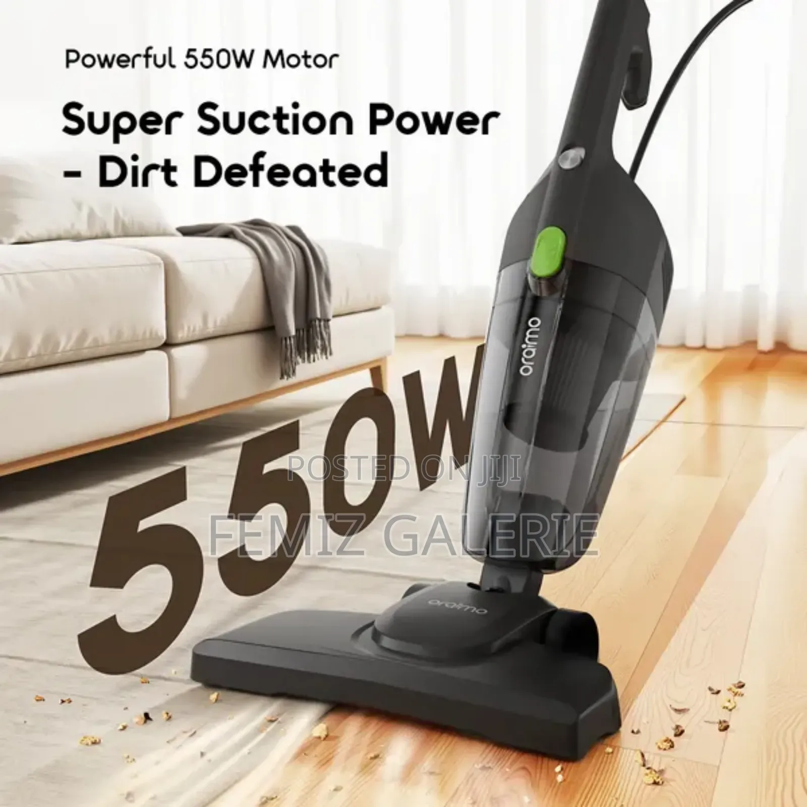 Oraimo Cordforce Flex Corded 2-in-1 Stick Vacuum