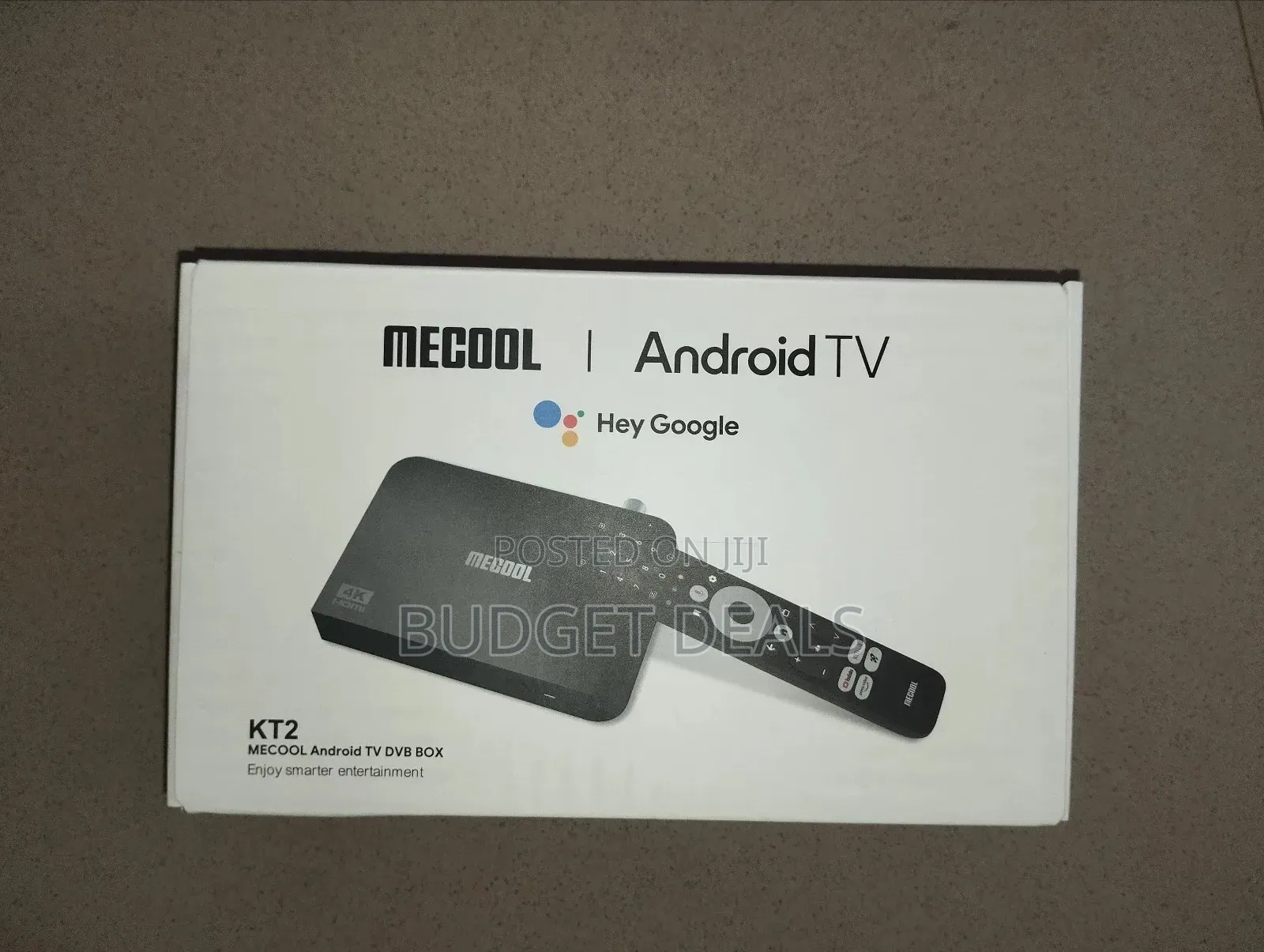 Mecool Kt2 Google Certified Android Tv and Free to Air Decoder 2 in 1