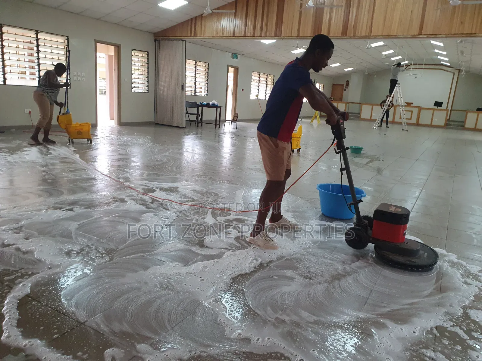 Church and Conferences Floor Tiles Cleaning