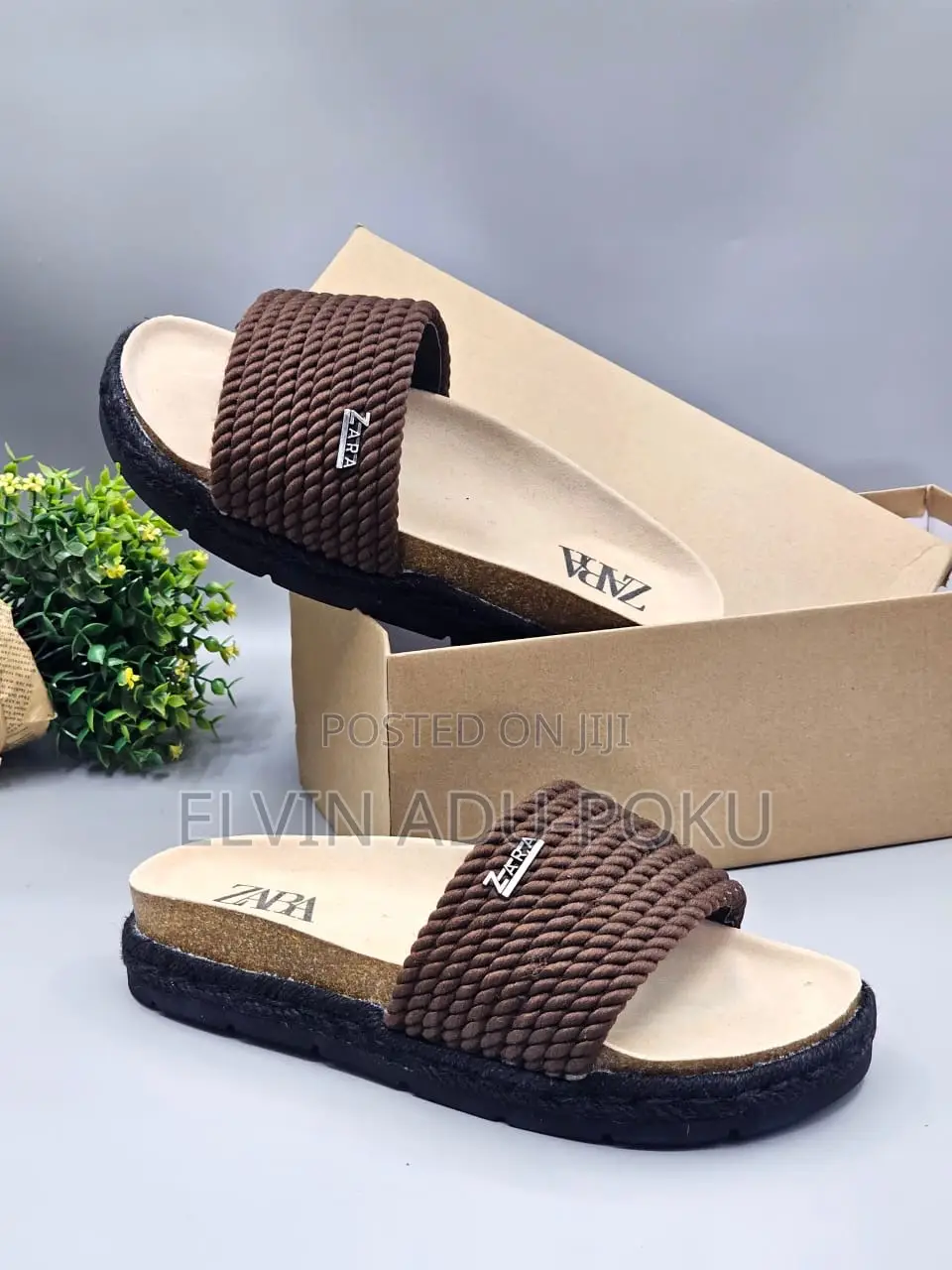 Zara Monochrome Slippers In Different Colours , Swipe >>>