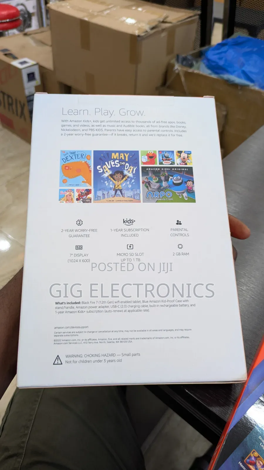New Amazon Fire 7 16 GB Blue