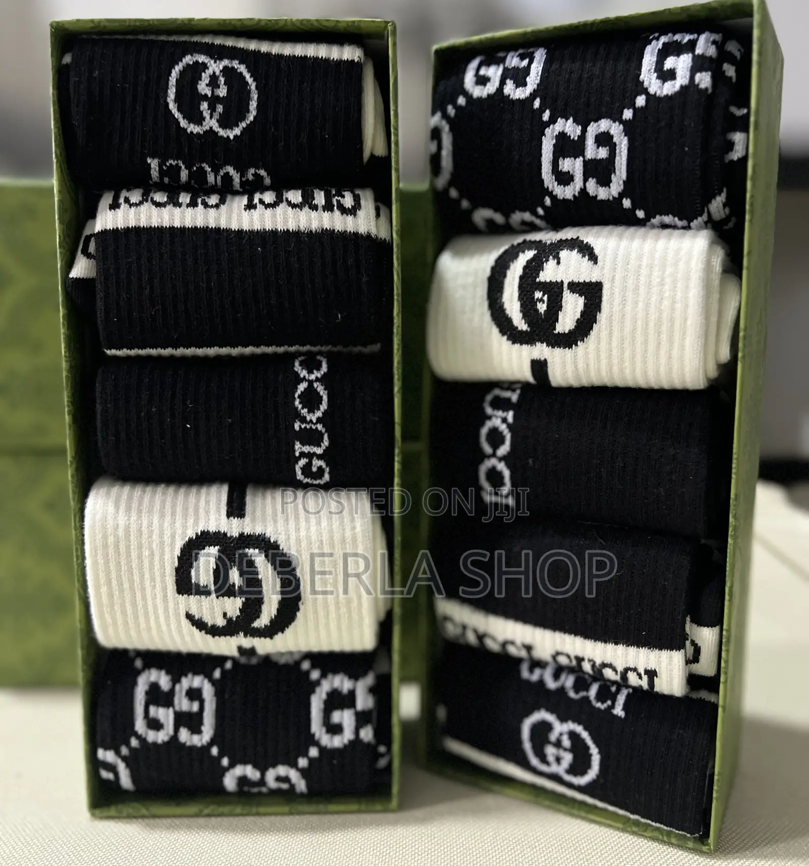 Unisex Branded Socks—5pairs Per Box