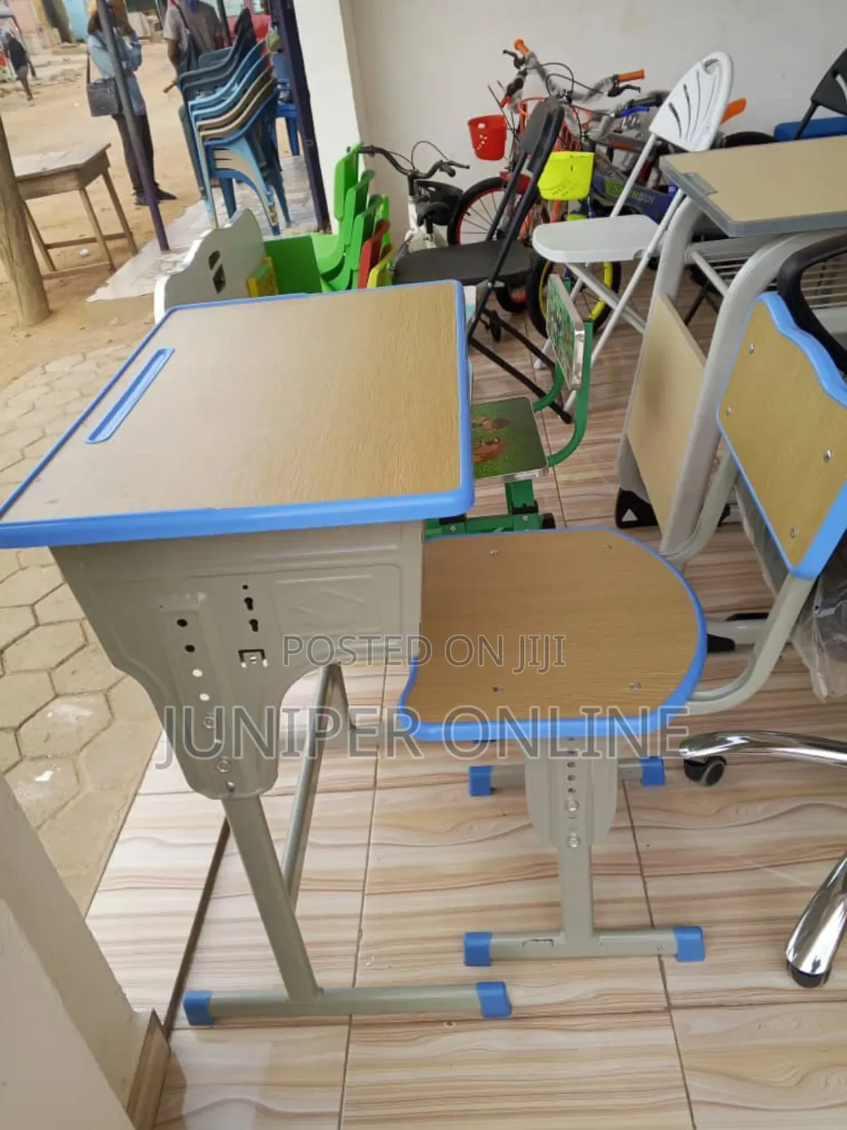 School Study Table and Chair Queit Oper
