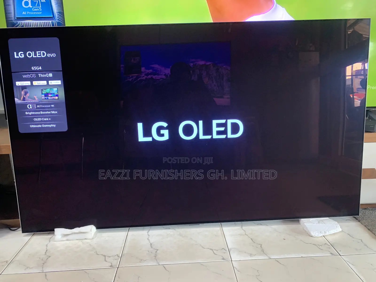 G4 LG Oled Evo 65 Inche A11 Ai Processor Smart Uhd 144 Hz Gamers TV